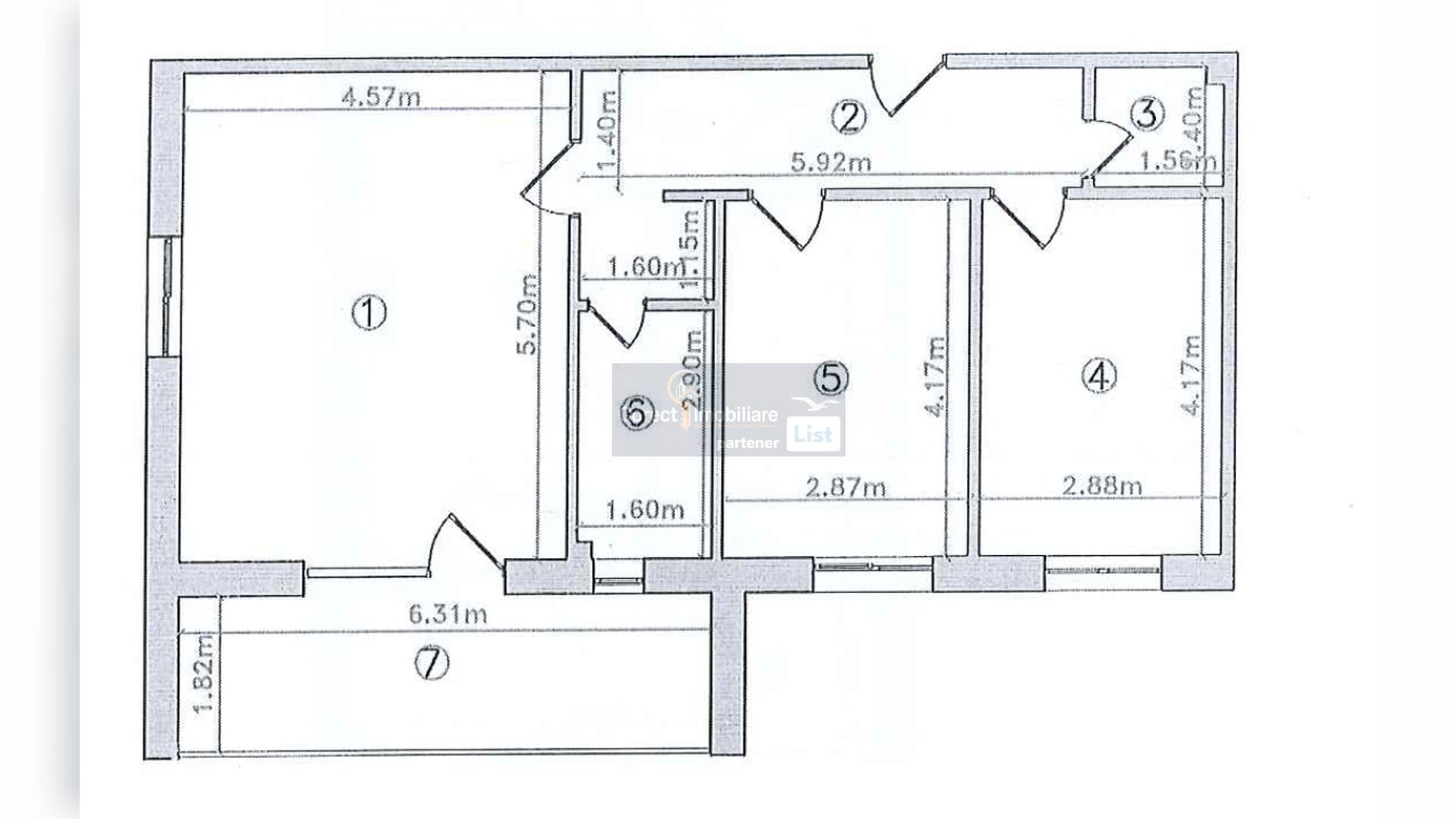 🏠 Apartament 3 camere | Zona Panoramic | 67 mp | Bloc nou | — 11